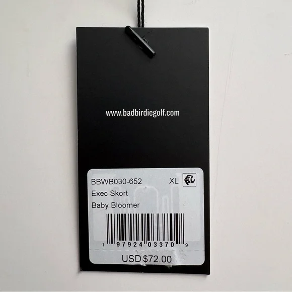 Women’s Bad Birdie Golf Exec Skort XL New With Tags MSRP $72 - Picture 5 of 8